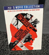 Mission: Impossible 5-Movie Collection Blu-ray Box Set PG-13 Tom Cruise