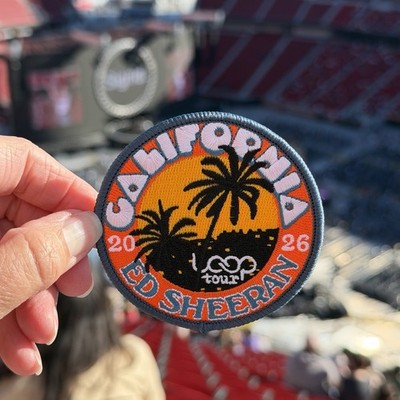 Ed Sheeran Loop Tour California Patch 2026 Concert Merch Swag
