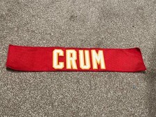 KANSAS CITY CHIEFS GAME USED ? ISSUED JERSEY NAMEPLATE DUSTIN CRUM KENT STATE