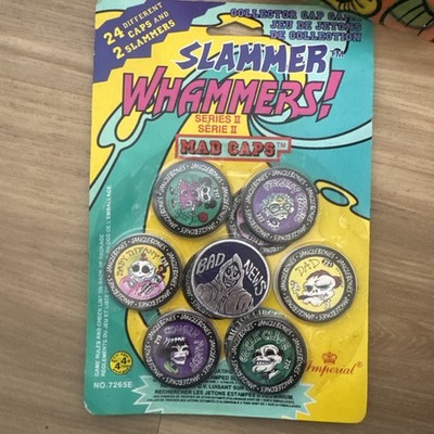 Vintage 1994 NOC Slammer Whammers! Series II Mad Caps Jangle Bones 