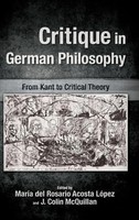 MaríA Del Rosario Acosta LóPez (U. A.) | Critique In German Philosophy | Buch