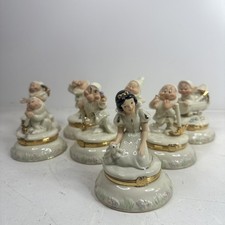 Lenox Disney Snow White and Seven Dwarfs Trinket Boxes Collectibles