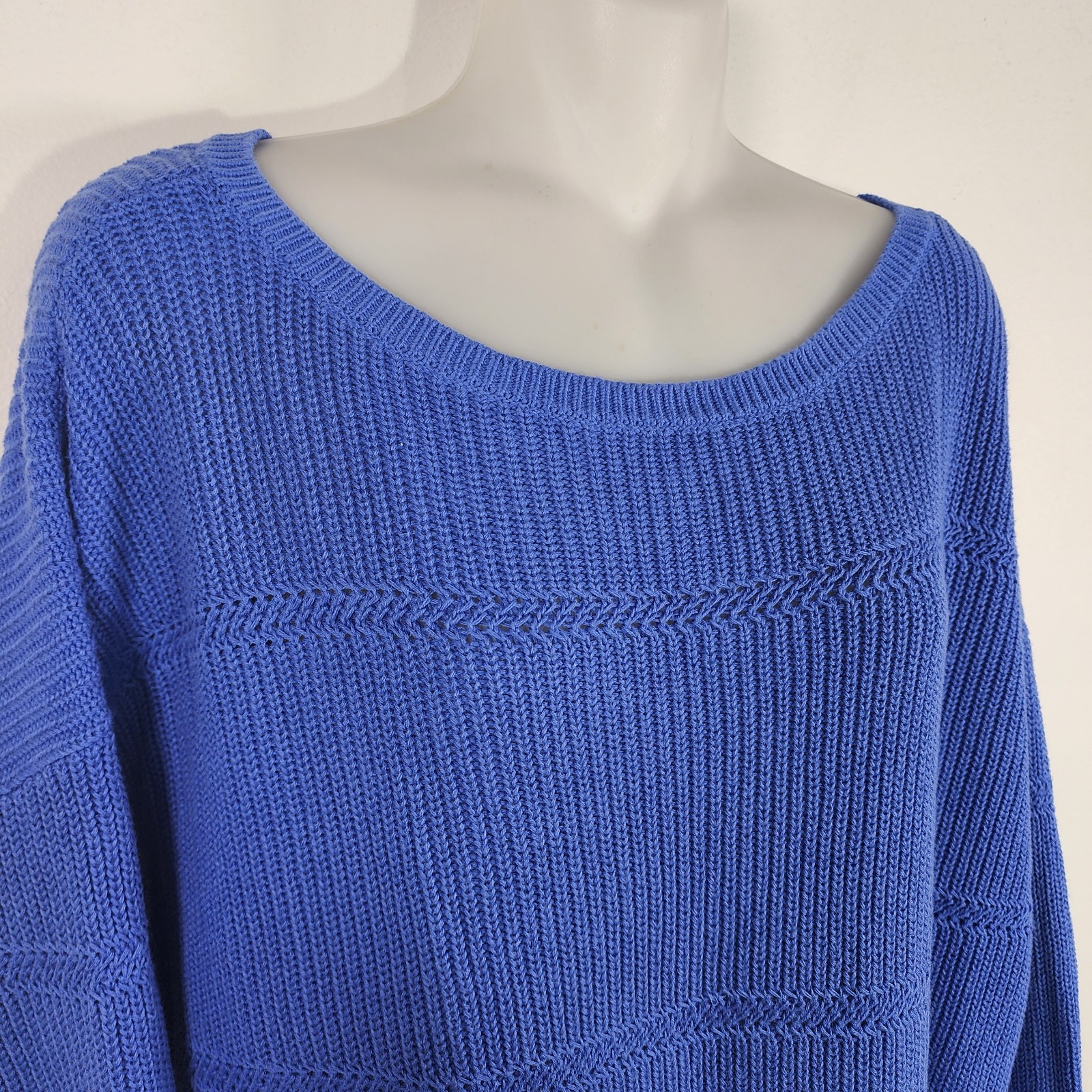 Talbots Plus Womens Pullover Sweater Ribbed Knit … - image 3