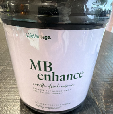 LifeVantage MB Enhance Vanilla Drink Mix Powder Shake Formula