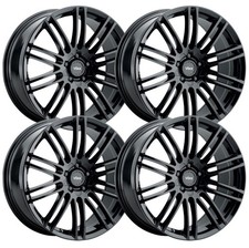 Set-4 Voxx Porto 18x8 5x115 Gloss Black 40mm Wheels Rims 18 Inch Set-4 Voxx Porto 18x8 5x115 Gloss Black 40mm Wheels Rims 18 Inch