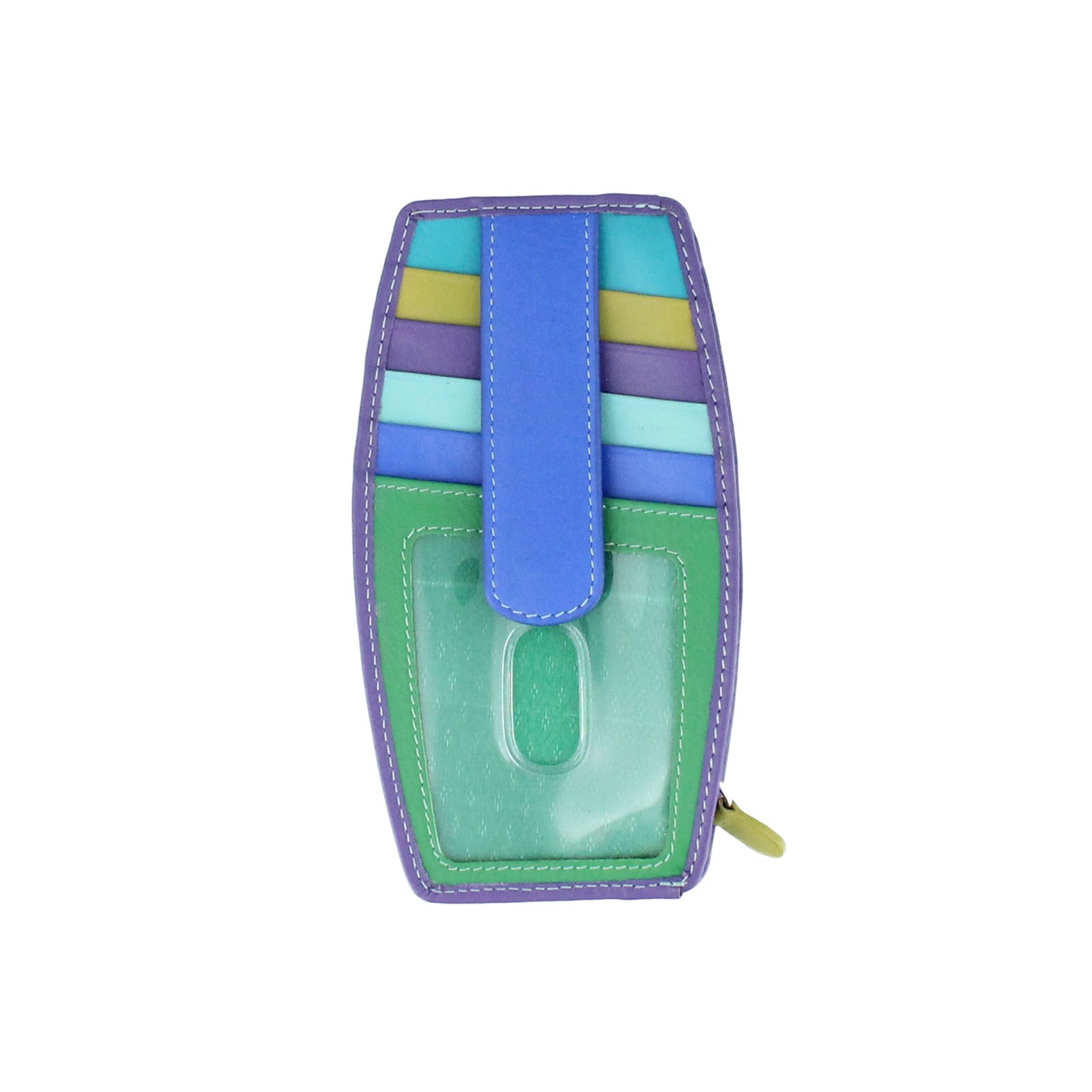 Женский кошелек ILI кожаный кошелек для кредитных карт 7804RFB-COOL TR Cool Tropics LEATHER 5290₽