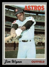 1970 Topps #60 Jim Wynn - Houston Astros (Low Grade)