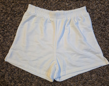 Shein White Shorts Elastic Waist Size M New