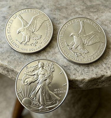 #ad Lot of 3 U.S.999 2026 1 0ZAmerican Eagle C.0.i.n $57.18