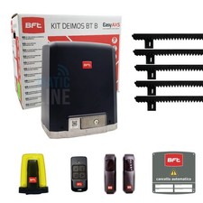 BFT KIT DEIMOS BT B400 400KG 24V PORTAIL COULISSANT AVEC 5M CRÉMAILLÈRE 2618183