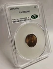 1909 VDB Lincoln Wheat Cent 1c CAC MS64 RD 🔥