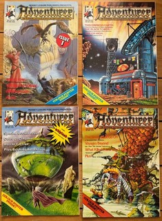 Vintage RPG Magazine Lot x7 Adventurer #1 4 Challenge #64 Ares #16 Role Pla