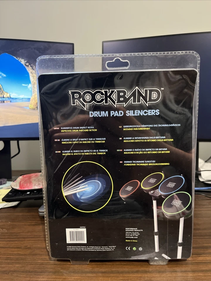 Rock Band Drum Pad Silencers New and Sealed New Eliminates Drum Impact Noise - Image 2 of 2
