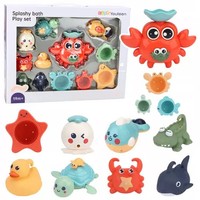 5905991050063 Zestaw Zabawek Do KąPieli 12El Lean Toys