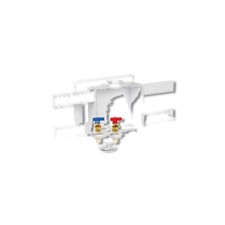 Oatey White Washing Machine Double Outlet Box 38531