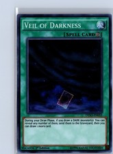 Yugioh: Destiny Soldiers Veil of Darkness #DESO-EN052 Super Rare,1st Ed