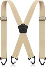 X Back Hidden Suspender Heavy Duty Work Suspenders 1.5 Inches Hook Suspenders un