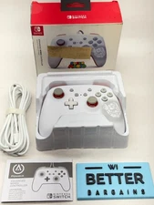 Super Mario White Power A Nintendo Switch Enhanced Wired Controller - NEW