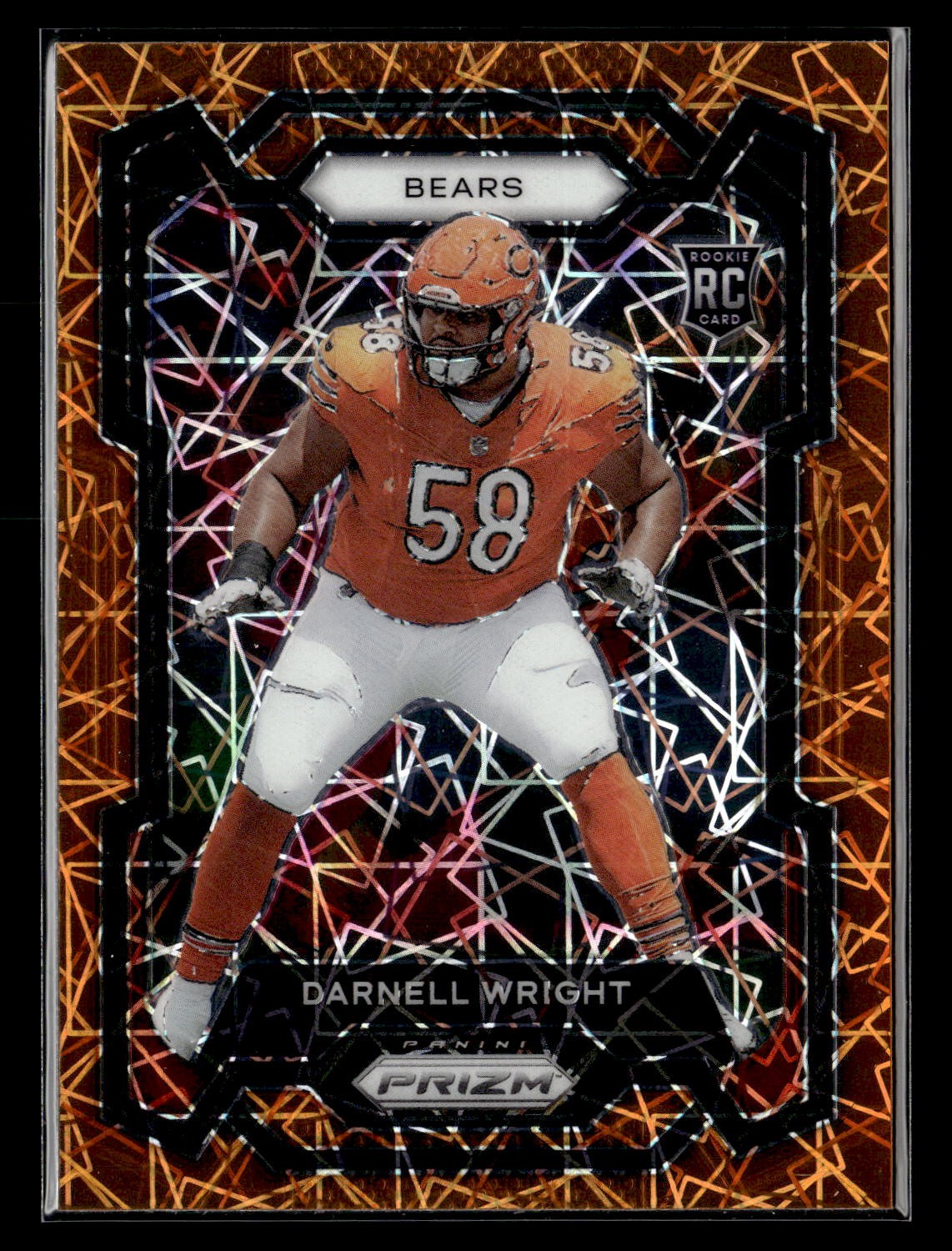 Darnell Wright Panini Prizm #313 Lazer