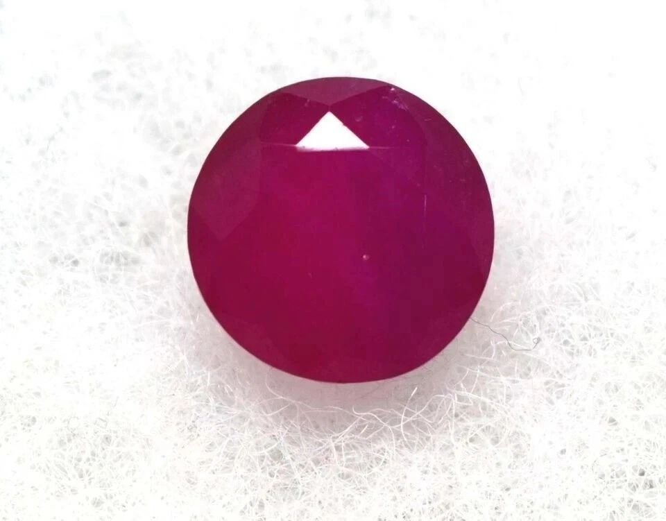 Superb Red Beryl Bixbite Round Cut 7-9 Ct Natural EGL Loose Certified Gemstone - Image 2 of 4