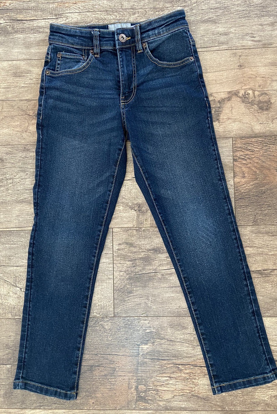 Lucky Brand Boys Blue Jean Denim Classic Straight Stretch Si