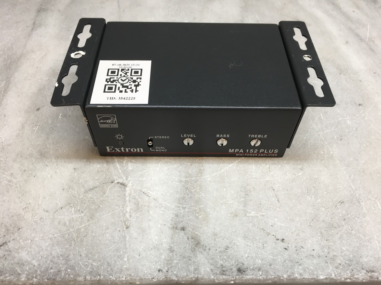 Extron MPA 152 PLUS Mini Power Amplifier w/ Mounting Bracket No PWR Supply incl.
