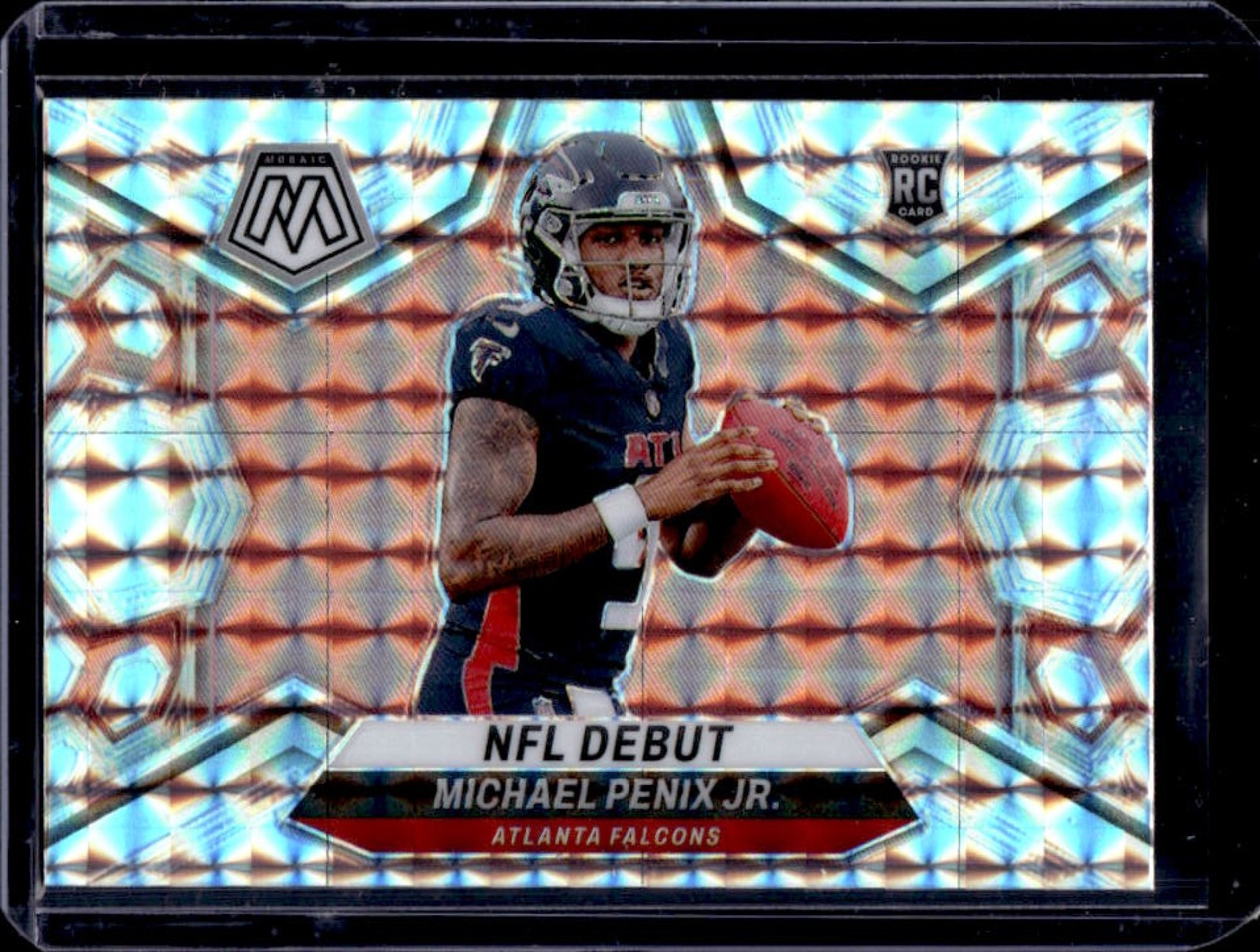 2024 Mosaic Michael Penix Jr. RC Mosaic Prizm NFL Debut #274 Falcons