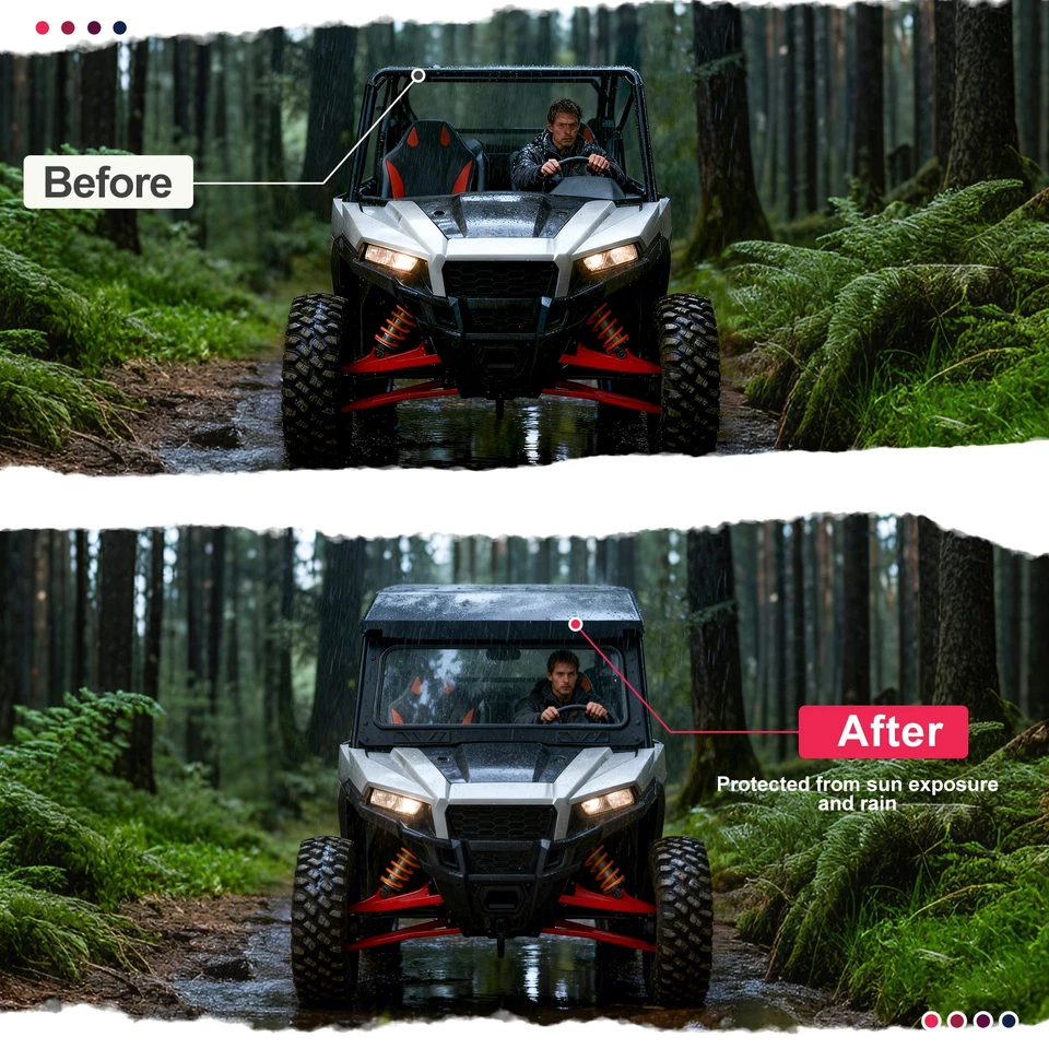 Hard Roof Top For Polaris General 4 1000 2017-2021/General XP 4 1000 2020-2021 Foto 4 de 4