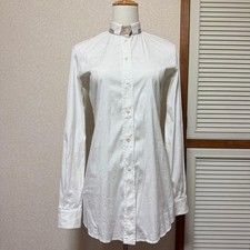 Dolce & Gabbana Long Sleeve Shirt Size 38 M White Beige Cotton Blend