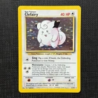 Pokemon TCG Clefairy 5/102 Base Set Unlimited Holo Rare NEAR MINT++🌟