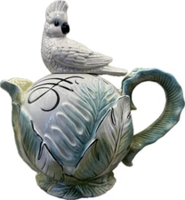 FRITZ AND FLOYD COCKATOO TEAPOT
