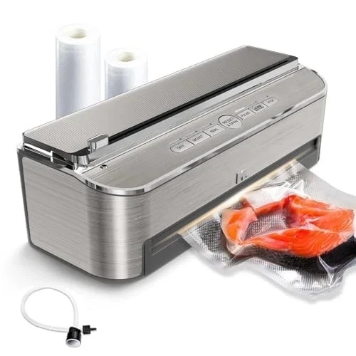 Vacuum Sealer Machine 85kPa 120W Automatic Food Sealer Powerful Sealing System