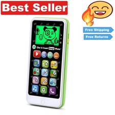 Fun Green Chat and Count Emoji Phone - Engaging Learning Toy for Toddlers