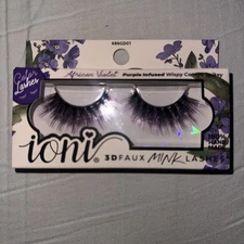 Ioni 3D Faux Mink Lashes Lash Garden Collection- African Violet
