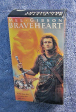 Braveheart VHS 2 Tape Set Mel Gibson Preowned Epic War Film ISBN UPC