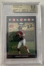 2008 Topps Chrome 166 Matt Ryan Xfractor BGS 9.5 Rookie
