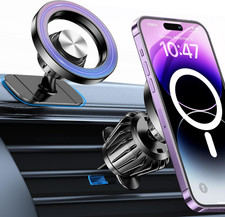 MagSafe Car Mount with 20 Strong Magnets - Universal Phone Holder for All Cars