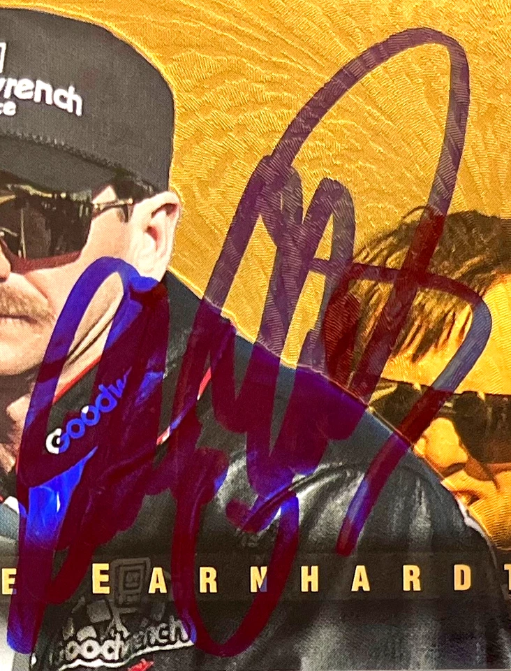 Dale Earnhardt NASCAR 1995 Classic Images #50 Autographed Signed - Image 2 of 4