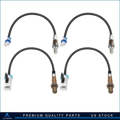  4pcs Upstream & Downstream Oxygen Sensor For Chevrolet Silverado 1500 2500 HD