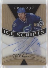 2013-14 Upper Deck Trilogy Ice Scripts Zack Kassian #IS-ZK Auto 0af