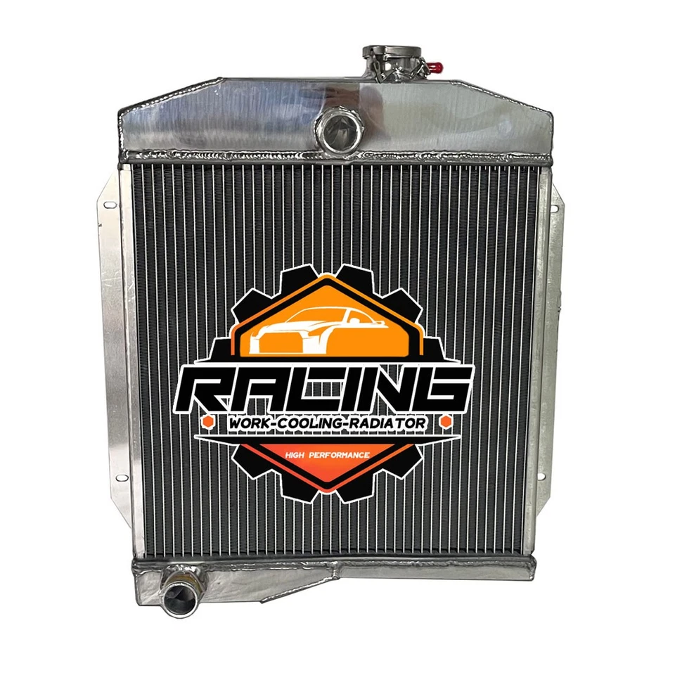 Radiador de aluminio para Jeep Willys 1959-1971 1960 1961 CJ3 CJ5 CJ6 MT 1955 Foto 2 de 4