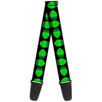 Guitar Strap - Owls Spin Black/Green (Us Import) Acc Neu
