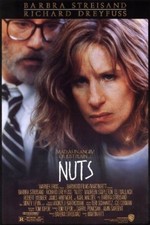 NUTS - 1987 - orig rolled 27x40 movie poster - BARBRA STREISAND, R.DREYFUSS