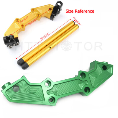 e CNC Clipon Adapter Plate & 22mm Handlebar Kit For Kawasaki Z800