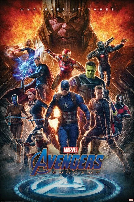 Poster Marvel Avengers: Endgame 61 x 91 cm Whatever it Takes NEU & OVP !!!