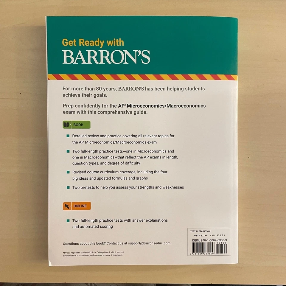 BARRON's AP MACRO MICRO ECONOMICS - Image 2 of 2