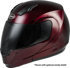 GMAX G104108 MD-04 MODULAR HELMET WINE RED 2X