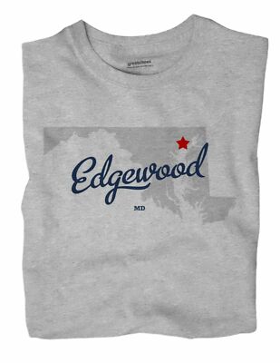 Edgewood Maryland MD T-Shirt MAP