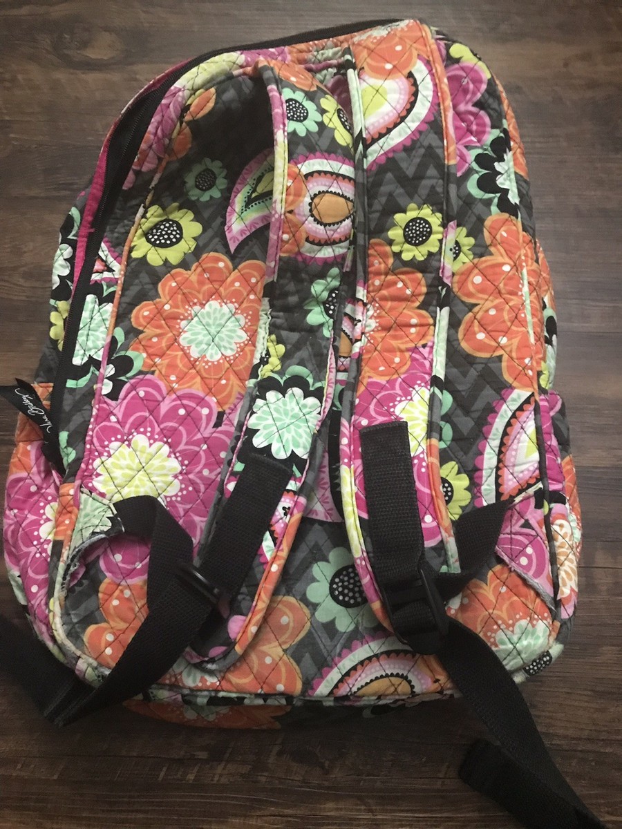 Vera Bradley Campus Backpack Ziggy Zinnia | eBay display picture 1