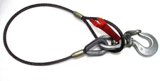 LIFTALL Sling 3/8 in. x 4 FT 6 x 19 Crosby Rollox BL5A-2.3T BL-5A Hook USA